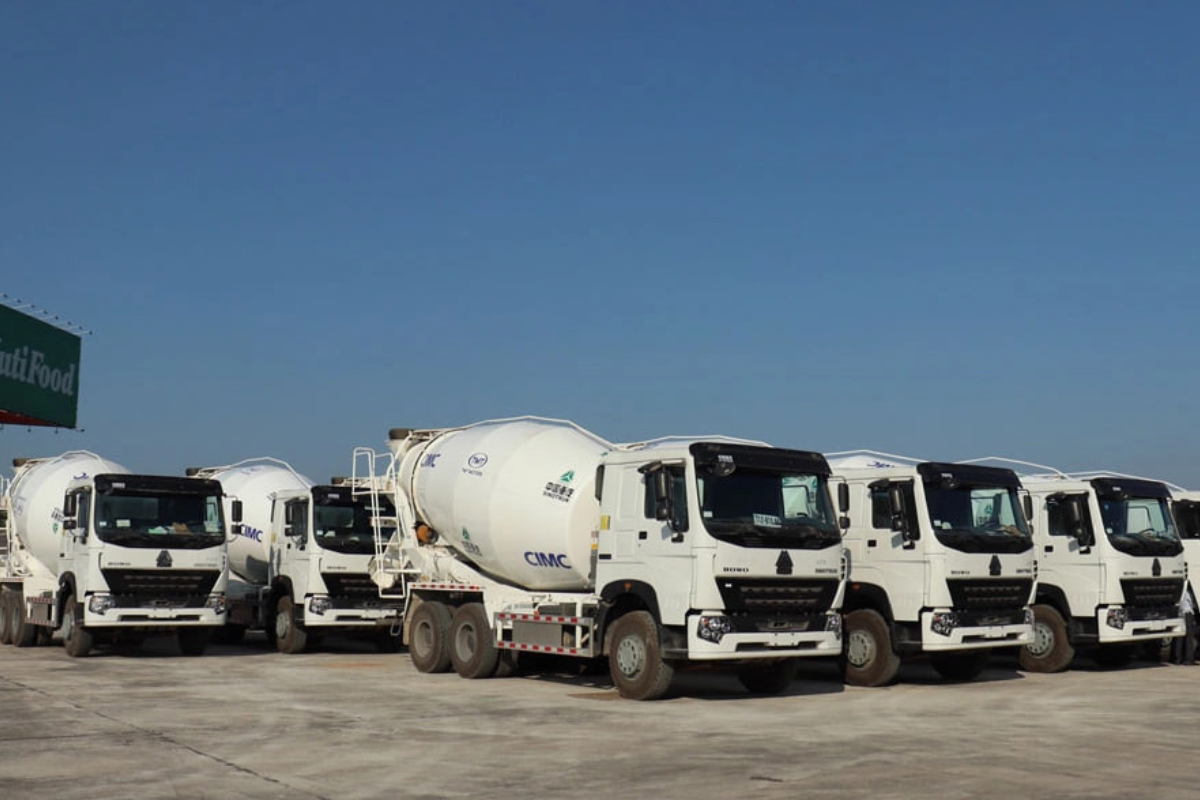 Xe bê tông tươi 8 khối