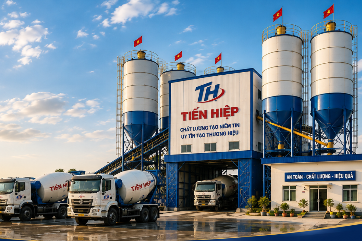 Bê tông tươi Tiến Hiệp tại Bắc Giang

